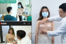 Hàng loạt clip nâng ngực nhạy cảm của cơ sở thẩm mĩ trên YouTube