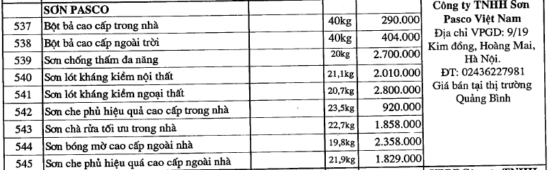 Giá sơn tường tại Quảng Bình mới nhất - Ảnh 8.