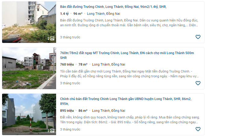 Giá đất ở tại đô thị đường Trường Chinh, Long Thành, Đồng Nai - Ảnh 3.