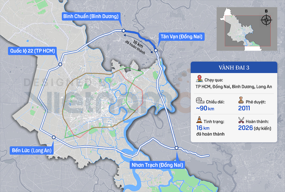 Cần sớm có cơ chế triển khai đường Vành đai 3 TP Hồ Chí Minh - Ảnh 1.
