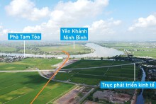 Toàn cảnh cao tốc Ninh Bình - Nam Định - Thái Bình - Hải Phòng sẽ xây dựng qua huyện Nghĩa Hưng