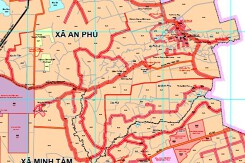 Bản đồ quy hoạch giao thông xã An Phú, huyện Hớn Quản, tỉnh Bình Phước đến năm 2030