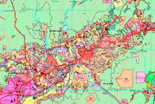 Bản đồ quy hoạch giao thông xã Vĩnh An, huyện Sơn Động, Bắc Giang đến năm 2030