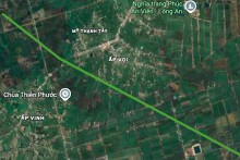Đường sẽ mở theo quy hoạch ở xã Đông Thành, tỉnh Tây Ninh (phần 1)