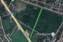 Đường sẽ mở ở xã Vũ Bản, huyện Bình Lục, tỉnh Hà Nam