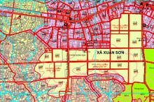 Bản đồ quy hoạch sử dụng đất xã Xuân Sơn, huyện Châu Đức, tỉnh Bà Rịa - Vũng Tàu