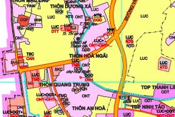 Bản đồ quy hoạch giao thông xã Thanh Hà, huyện Thanh Liêm, tỉnh Hà Nam