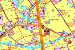 Bản đồ quy hoạch sử dụng đất xã Yên Chính, huyện Ý Yên, tỉnh Nam Định