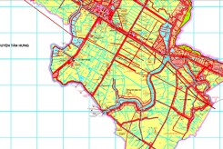 Bản đồ quy hoạch giao thông huyện Vĩnh Hưng, tỉnh Long An đến năm 2030