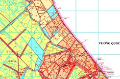 Bản đồ quy hoạch sử dụng đất xã Thái Trị, huyện Vĩnh Hưng, tỉnh Long An đến năm 2030