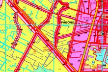 Bản đồ quy hoạch sử dụng đất phường 3, thị xã Kiến Tường, tỉnh Long An đến năm 2030