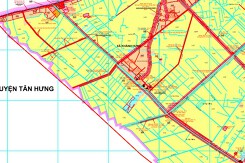 Bản đồ quy hoạch sử dụng đất xã Khánh Hưng, huyện Vĩnh Hưng, tỉnh Long An đến năm 2030