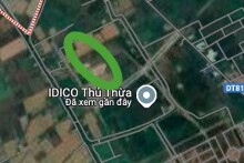 Đất có quy hoạch ở thị trấn Thủ Thừa, huyện Thủ Thừa, tỉnh Long An