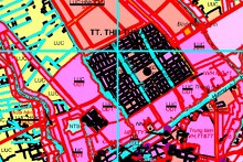 Bản đồ quy hoạch sử dụng đất thị trấn Thủ Thừa, huyện Thủ Thừa, tỉnh Long An