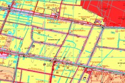 Bản đồ quy hoạch giao thông xã Nhơn Hòa Lập, huyện Tân Thạnh, tỉnh Long An thời kỳ 2021 - 2030