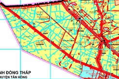 Bản đồ quy hoạch sử dụng đất xã Hưng Điền, huyện Tân Hưng, tỉnh Long An