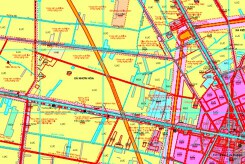 Bản đồ quy hoạch giao thông xã Nhơn Hòa, huyện Tân Thạnh, tỉnh Long An thời kỳ 2021 - 2030