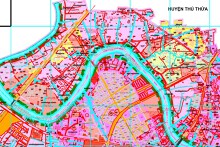 Bản đồ quy hoạch sử dụng đất xã Hướng Thọ Phú, TP Tân An, tỉnh Long An đến năm 2030
