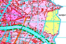 Bản đồ quy hoạch sử dụng đất xã Nhơn Thạnh Trung, TP Tân An, tỉnh Long An đến năm 2030