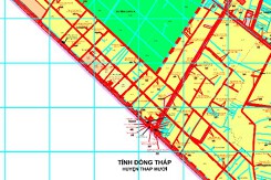 Bản đồ quy hoạch sử dụng đất xã Vĩnh Châu A, huyện Tân Hưng, tỉnh Long An