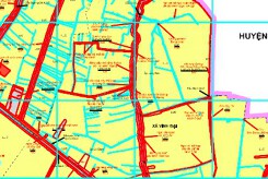 Bản đồ quy hoạch giao thông xã Vĩnh Đại, huyện Tân Hưng, tỉnh Long An