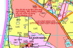 Bản đồ quy hoạch sử dụng đất xã Khởi Nghĩa, huyện Tiên Lãng, TP Hải Phòng