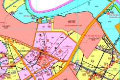 Bản đồ quy hoạch sử dụng đất xã Hùng Thắng, huyện Tiên Lãng, TP Hải Phòng