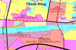 Bản đồ quy hoạch sử dụng đất phường Thành Đông, TP Hải Phòng