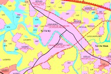 Bản đồ quy hoạch sử dụng đất xã Tứ Kỳ, TP Hải Phòng