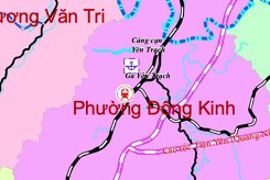 Bản đồ quy hoạch giao thông phường Đông Kinh, tỉnh Lạng Sơn
