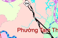 Bản đồ quy hoạch giao thông phường Tam Thanh, tỉnh Lạng Sơn