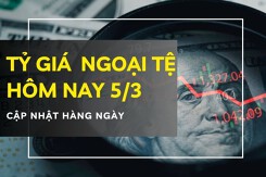 Tỷ giá ngoại tệ hôm nay 5/3 USD nhích nhẹ, euro, bảng Anh, đôla Úc và yen Nhật bật tăng mạnh tại ngân hàng