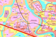 Bản đồ quy hoạch giao thông xã Hà Đông, TP Hải Phòng