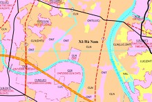 Bản đồ quy hoạch sử dụng đất xã Hà Nam, TP Hải Phòng