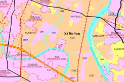 Bản đồ quy hoạch sử dụng đất xã Hà Nam, TP Hải Phòng