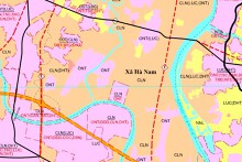 Bản đồ quy hoạch giao thông xã Hà Nam, TP Hải Phòng