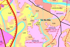 Bản đồ quy hoạch giao thông xã Hà Bắc, TP Hải Phòng