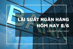 Lãi suất ngân hàng ngày 8/6, VietinBank, Agribank và Vietcombank cao nhất 6%/năm