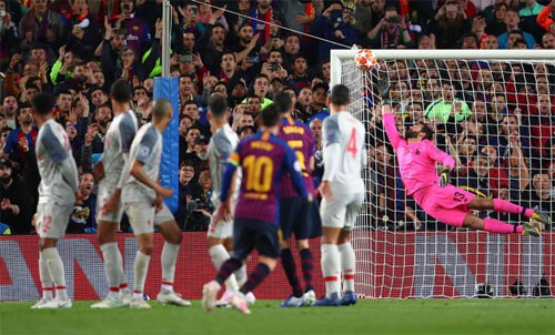 Messi chạm mốc 600 bàn cho Barca - Ảnh 1.