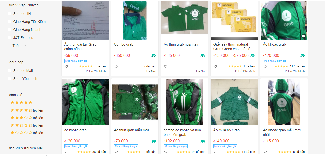 Đại diện Grab nói gì khi áo Grabbike được bày bán công khai - Ảnh 4.