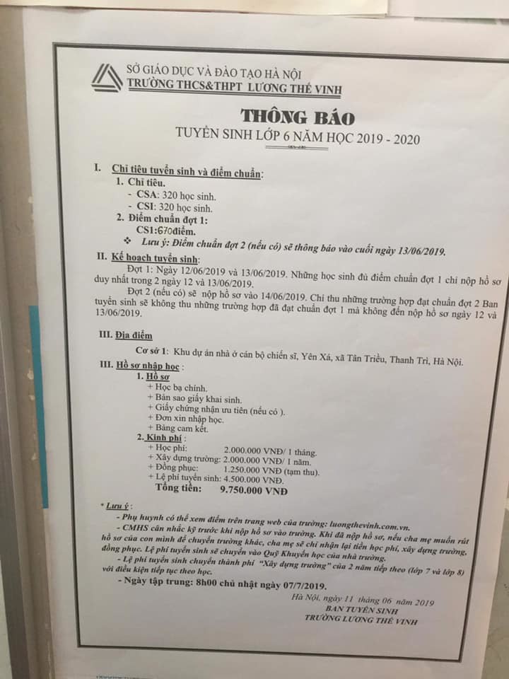 Điểm chuẩn lớp 6 thay đổi giữa đêm, thí sinh phát khóc vì từ đỗ thành trượt - Ảnh 1.