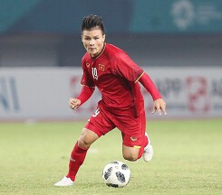 Quang Hải lọt top 6 cầu thủ châu Á đủ sức sang châu Âu thi đấu