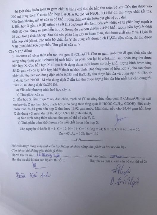 Đề Hóa học thi vào lớp 10 chuyên của Hà Nội năm 2019 có nhiều câu hỏi ứng dụng thực tiễn - Ảnh 2.