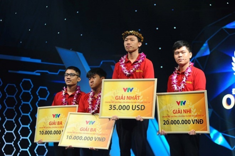 chung ket cuoc thi duong len dinh olympia ho dac thanh chuong gianh vong nguyet que