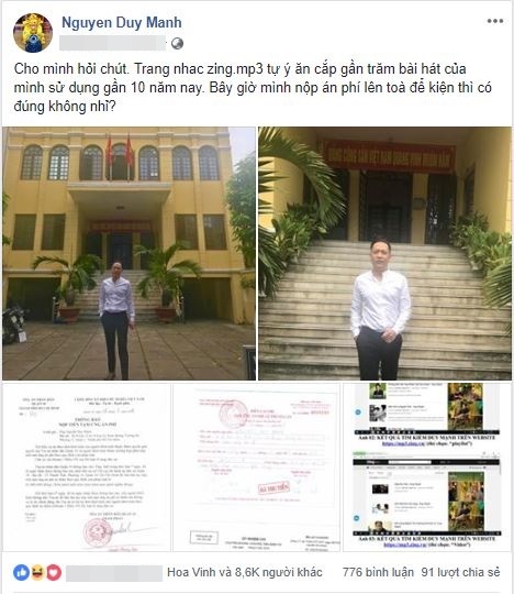 duy manh kien zing mp3 da tung gap mat hoa giai nhung khong thanh cong