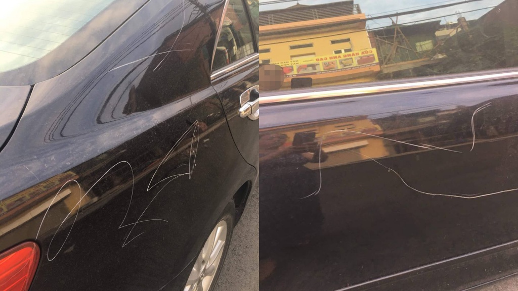 bi yeu cau lui xe khi di nguoc chieu nguoi phu nu dung vat sac nhon cao xuoc xe camry