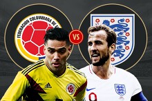 Soi kèo tài xỉu, phạt góc Colombia vs Anh, vòng 1/8 World Cup 2018