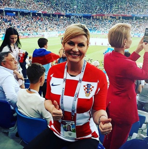 nu chinh tri gia yeu bong da tong thong croatia
