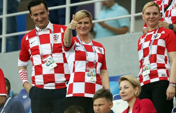 nu chinh tri gia yeu bong da tong thong croatia