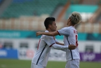 doi thu cua olympic viet nam tai vong 18 la han quoc